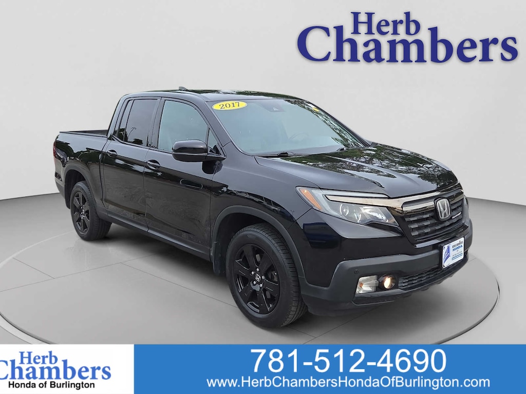Certified 2017 Honda Ridgeline Black Edition AWD Truck Crew Cab