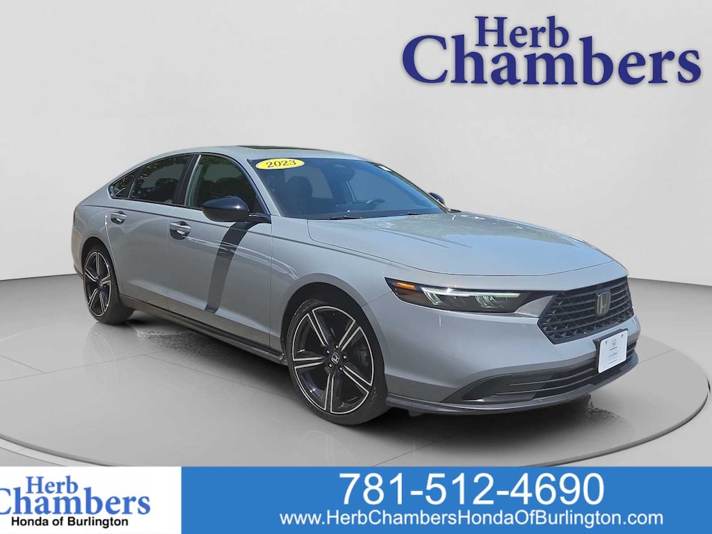 Certified 2023 Honda Accord Hybrid Sport w/BSI Sedan