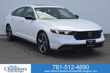 Featured New 2025 Honda Accord Hybrid Sport Sedan for sale near you in Burlington, MA