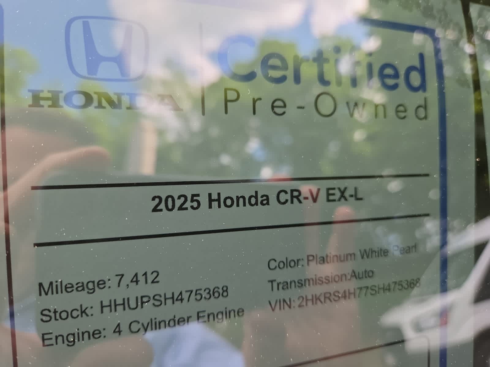 used 2025 Honda CR-V car, priced at $37,998