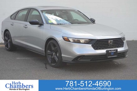Featured 2025 Honda Accord Hybrid Sport-L Sedan for sale near you in Burlington, MA