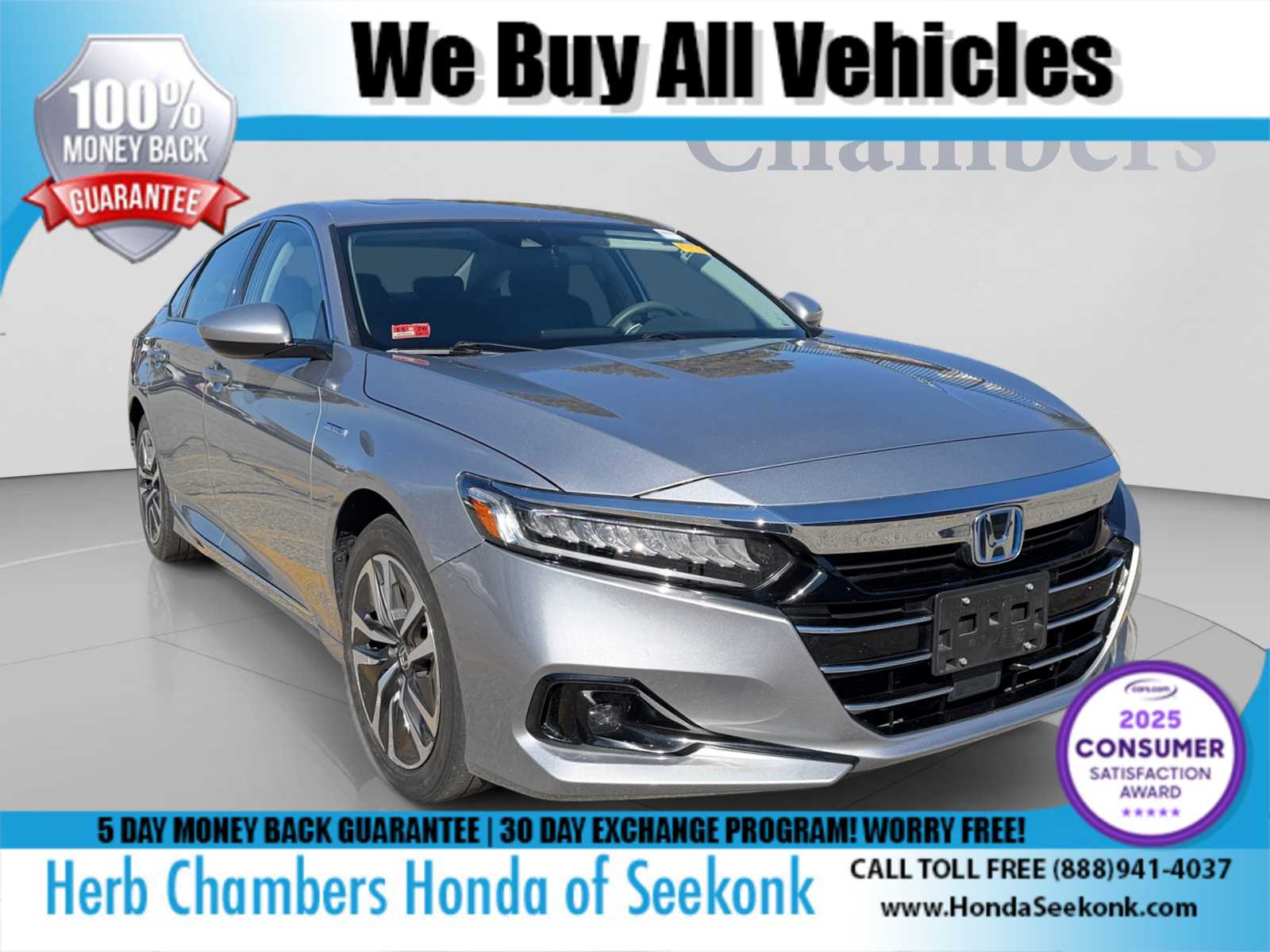 Used 2021 Honda Accord Hybrid EX Sedan