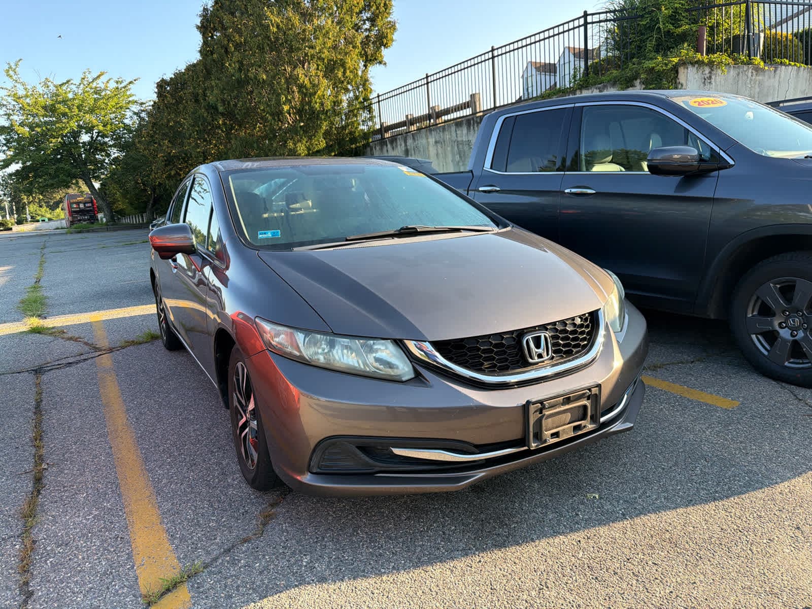 Used 2015 Honda Civic EX with VIN 2HGFB2F82FH507307 for sale in Seekonk, MA