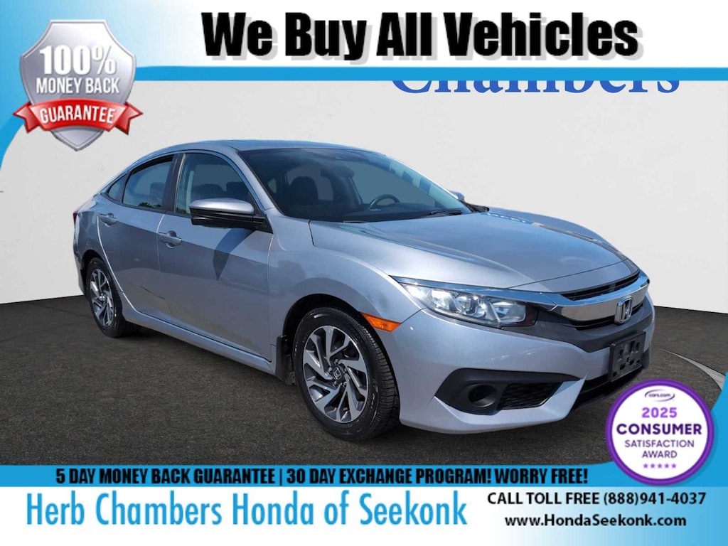 Used 2016 Honda Civic EX w/Honda Sensing Sedan