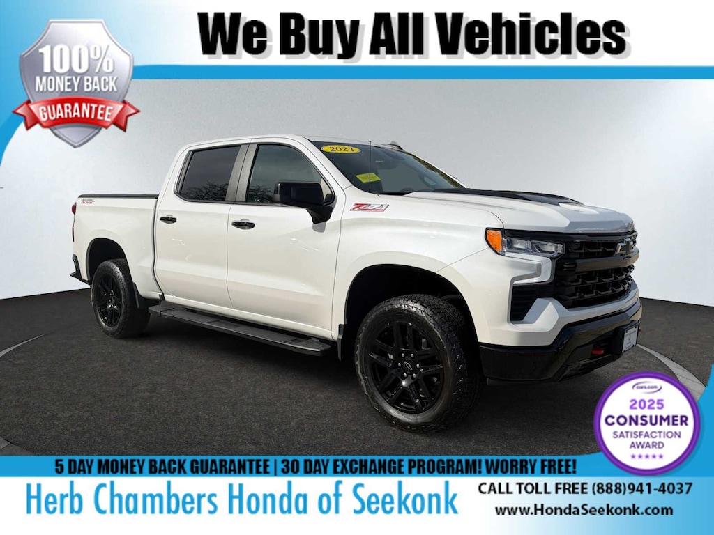 Used 2024 Chevrolet Silverado 1500 LT Trail Boss Truck Crew Cab