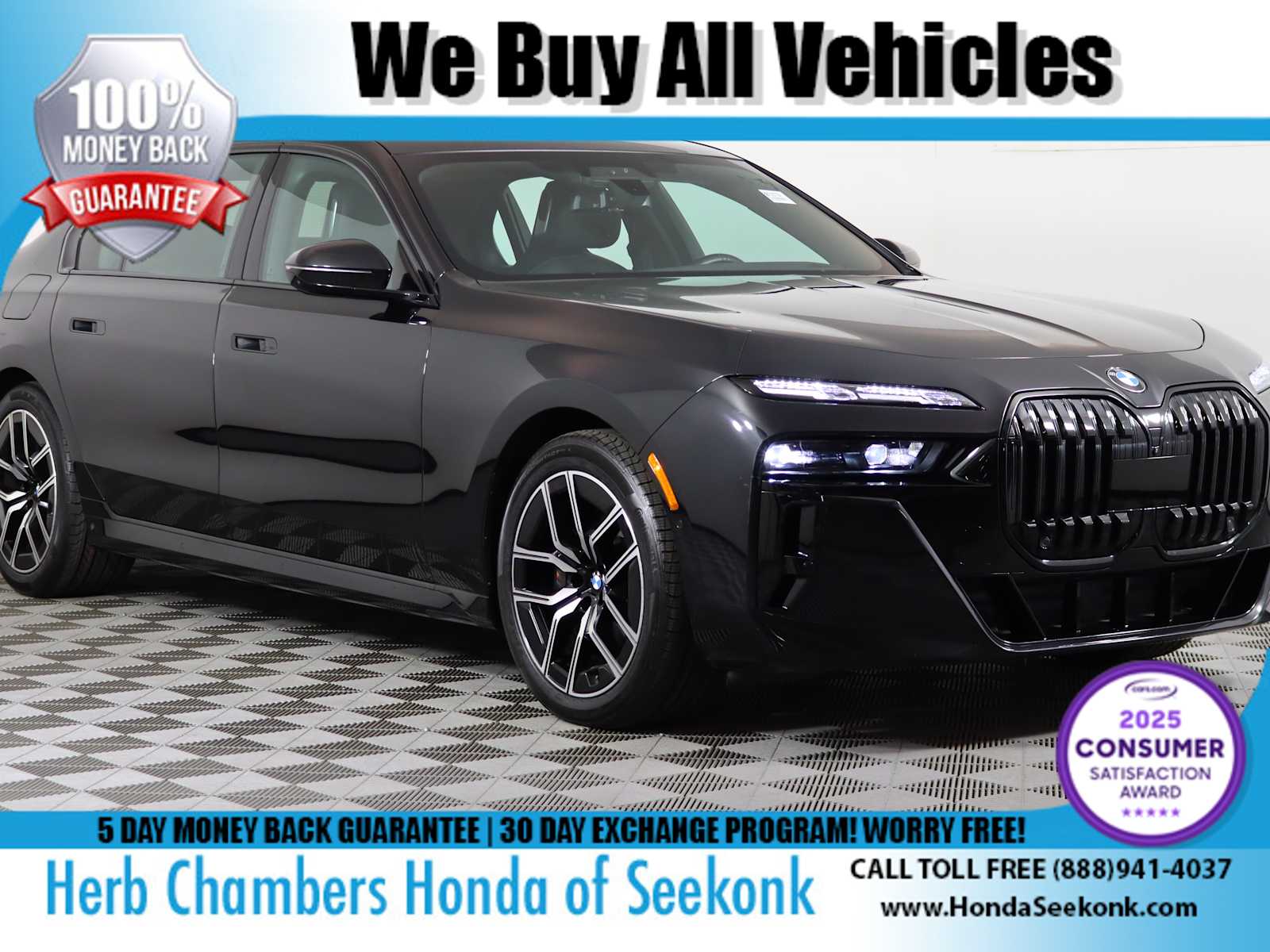 Black Sapphire 2023 BMW 7 Series 760i xDrive AWD Sedan All-Wheel Drive Automatic