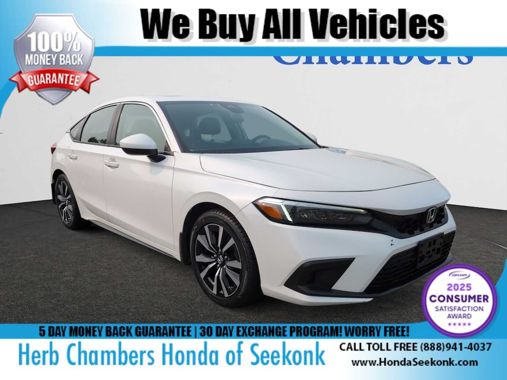 Used 2022 Honda Civic EX-L Hatchback