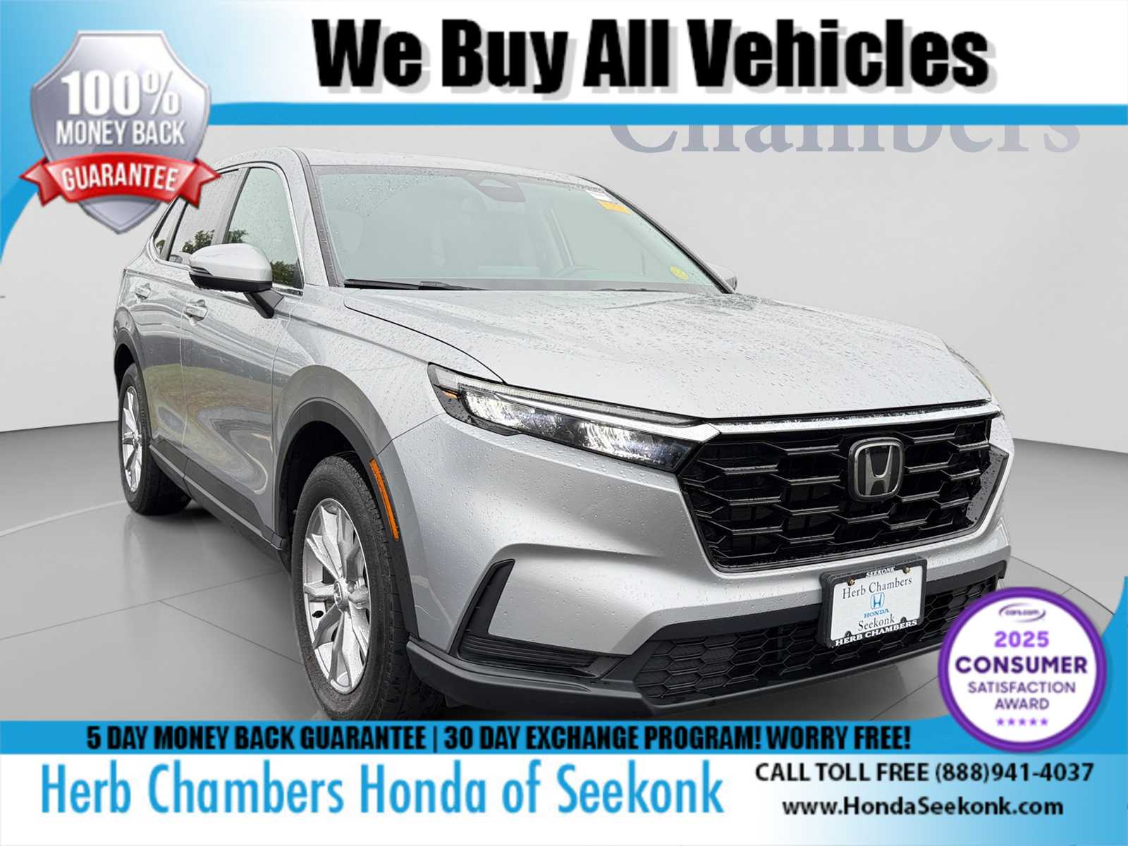 Lunar Silver 2024 Honda CR-V SUV / Crossover All-Wheel Drive Continuously Variable Transmission
