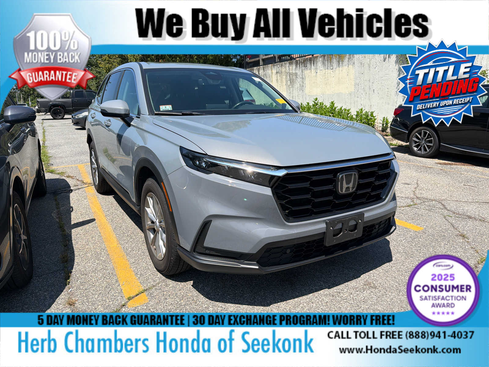 Urban Gray Pearl 2025 Honda CR-V SUV / Crossover All-Wheel Drive Continuously Variable Transmission
