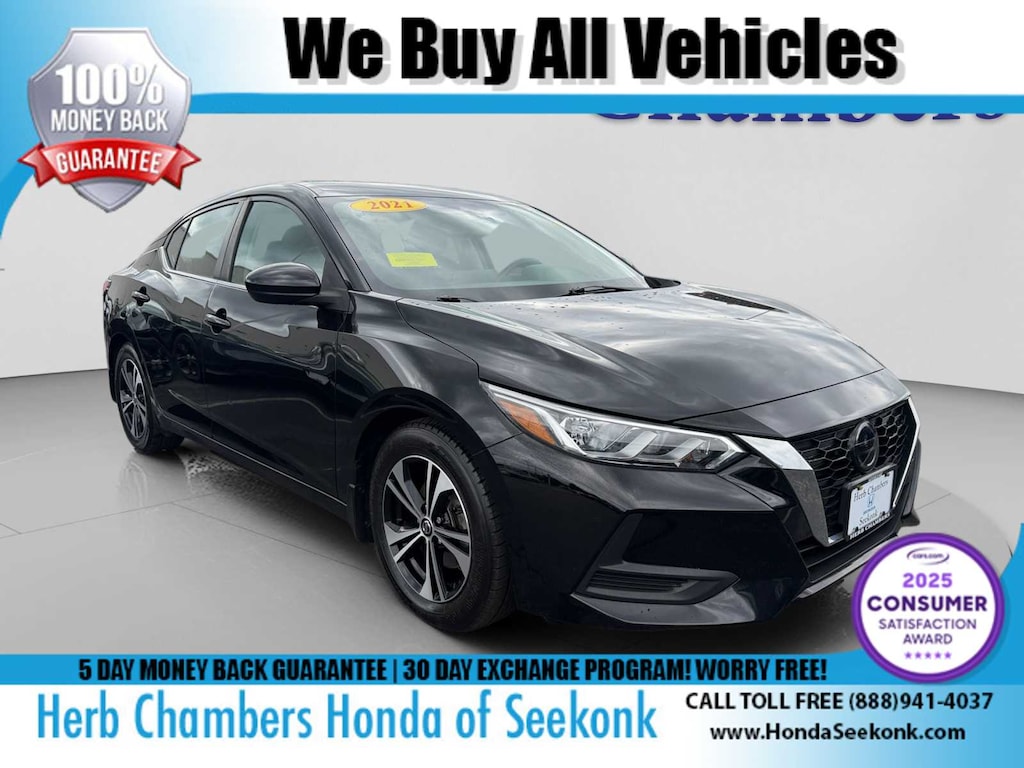 Used 2021 Nissan Sentra SV Sedan