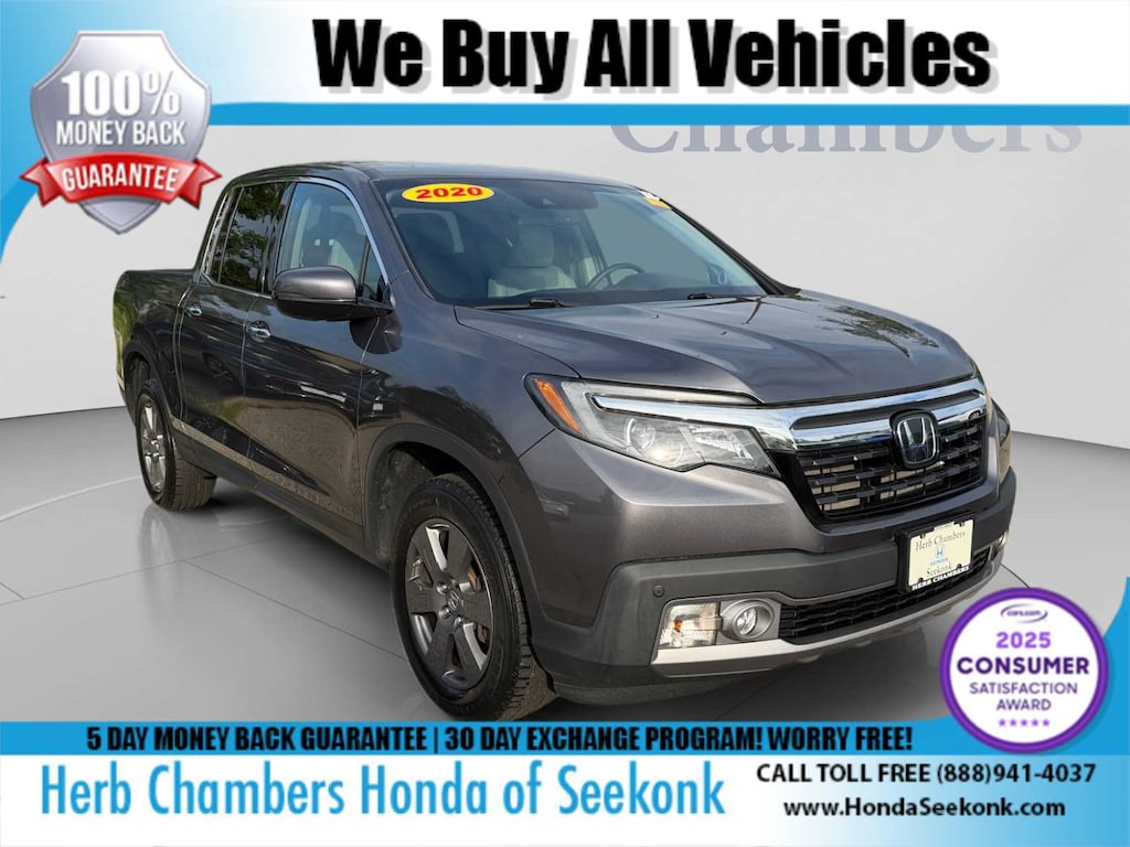 Used 2020 Honda Ridgeline RTL-E Truck Crew Cab