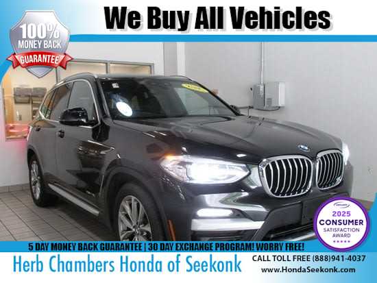 Carbon Black 2018 BMW X3 xDrive30i AWD SUV / Crossover All-Wheel Drive Automatic