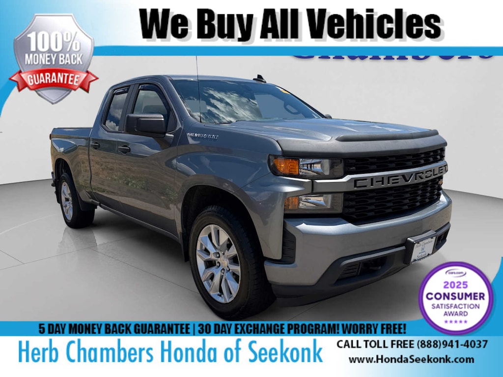 Used 2019 Chevrolet Silverado 1500 Silverado Custom Truck Double Cab