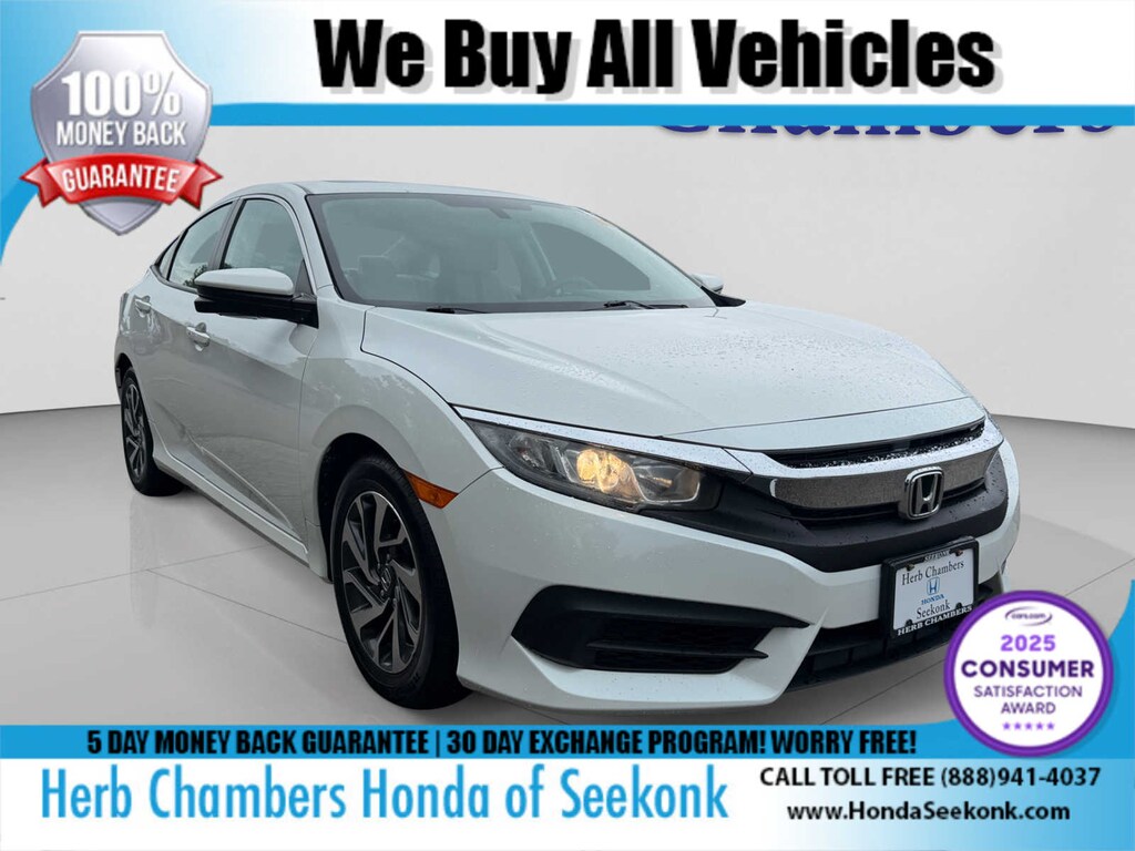 Used 2018 Honda Civic EX Sedan