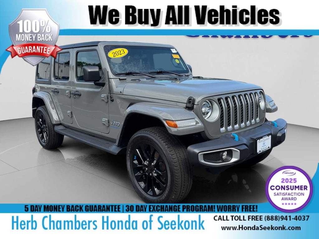 Used 2023 Jeep Wrangler 4xe Sahara SUV