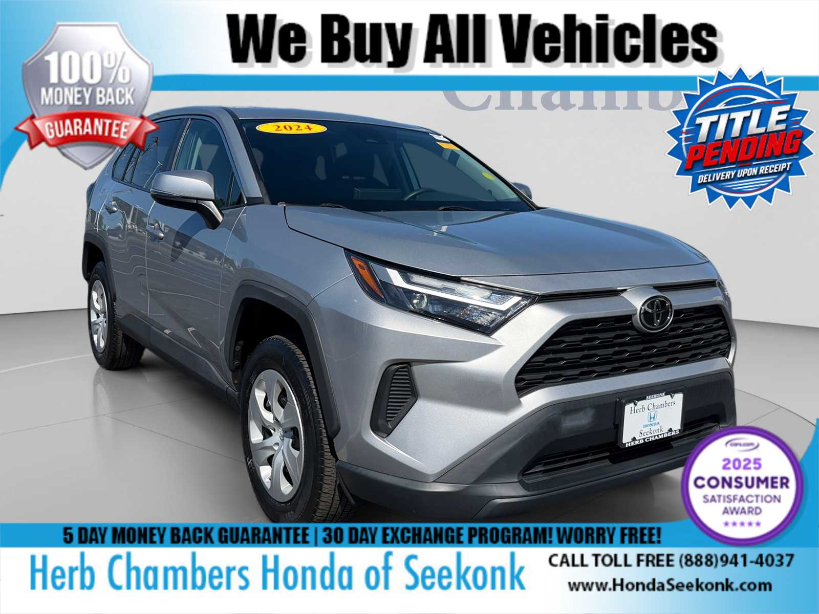 Silver Sky 2024 Toyota RAV4 SUV / Crossover All-Wheel Drive Automatic