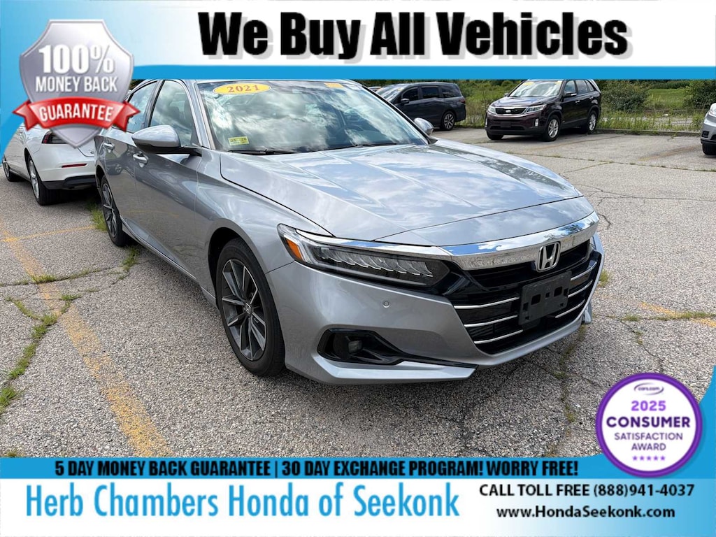 Used 2021 Honda Accord EX-L 1.5T Sedan
