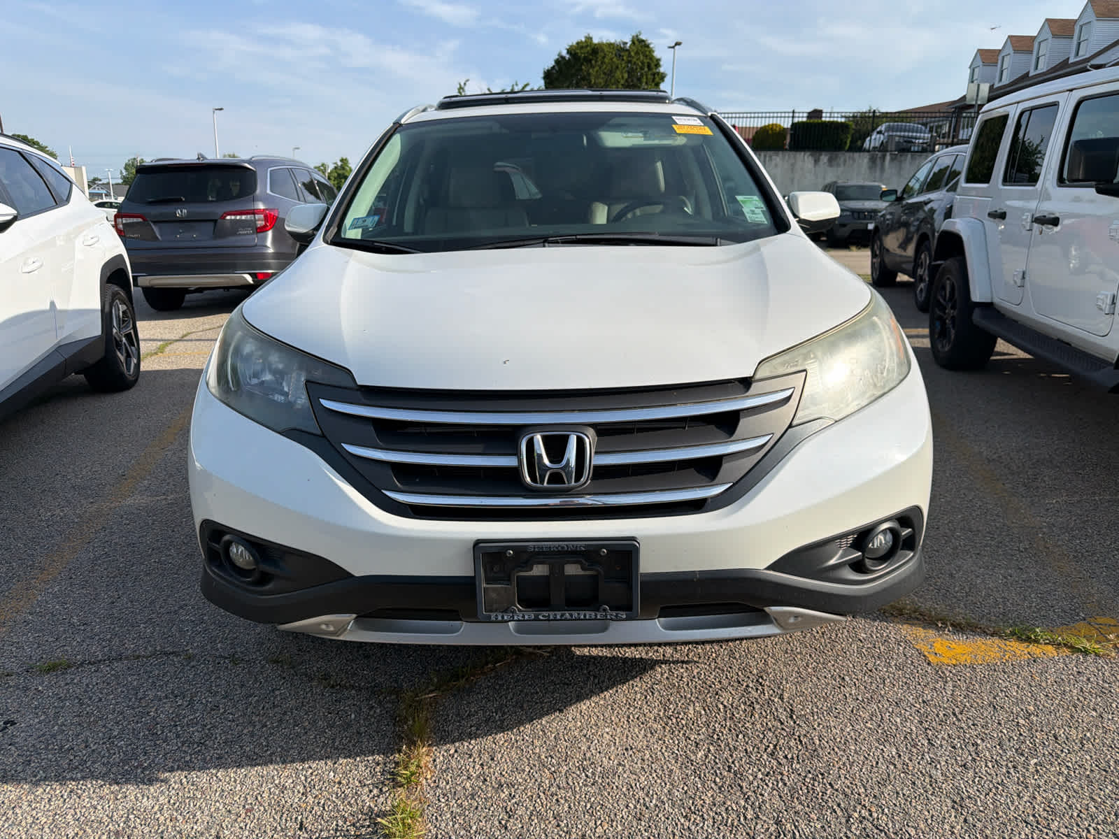 Used 2013 Honda CR-V EX-L with VIN 5J6RM4H7XDL087554 for sale in Seekonk, MA