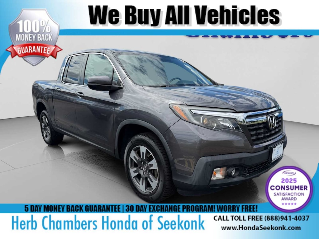 Used 2018 Honda Ridgeline RTL AWD Truck Crew Cab