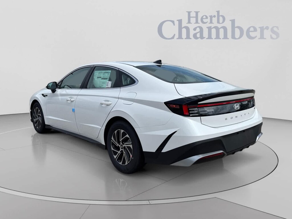New 2026 Hyundai Sonata Hybrid Blue Sedan