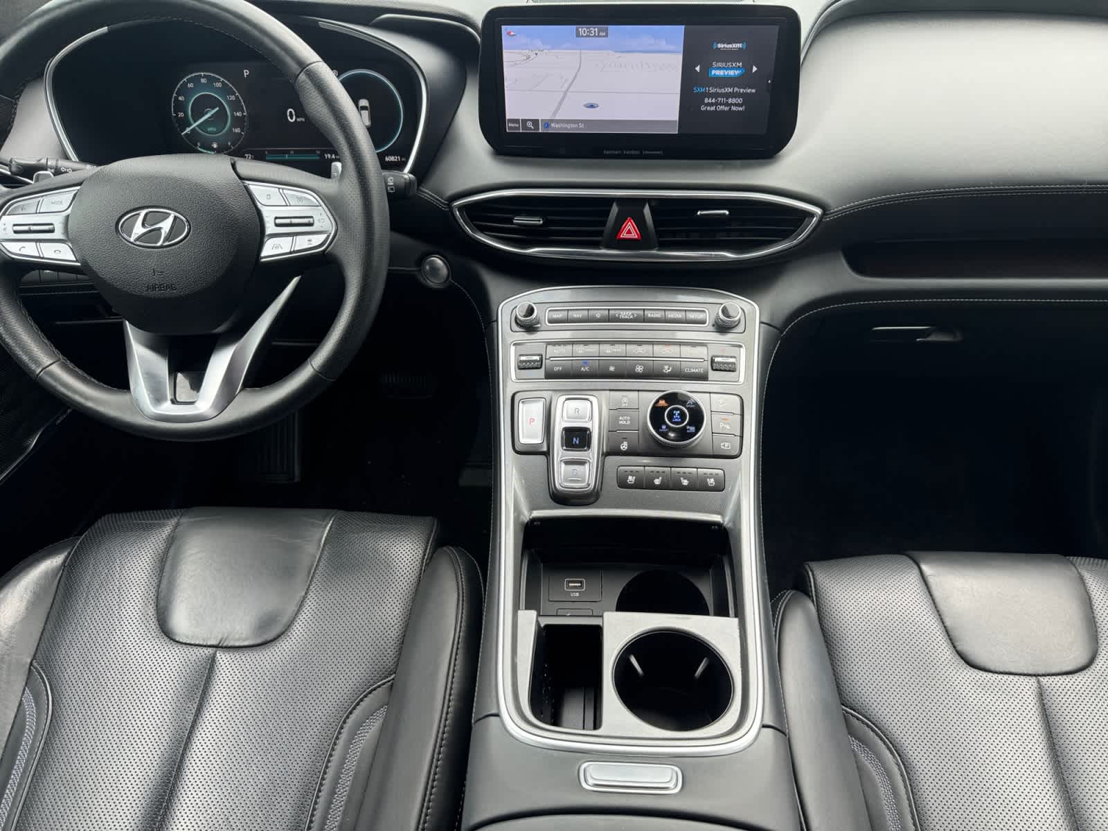 used 2021 Hyundai Santa Fe car, priced at $24,698
