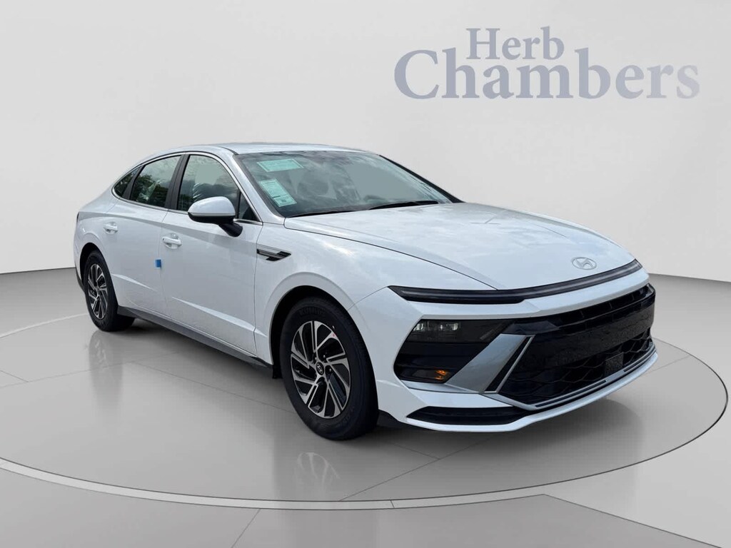 New 2026 Hyundai Sonata Hybrid Blue Sedan