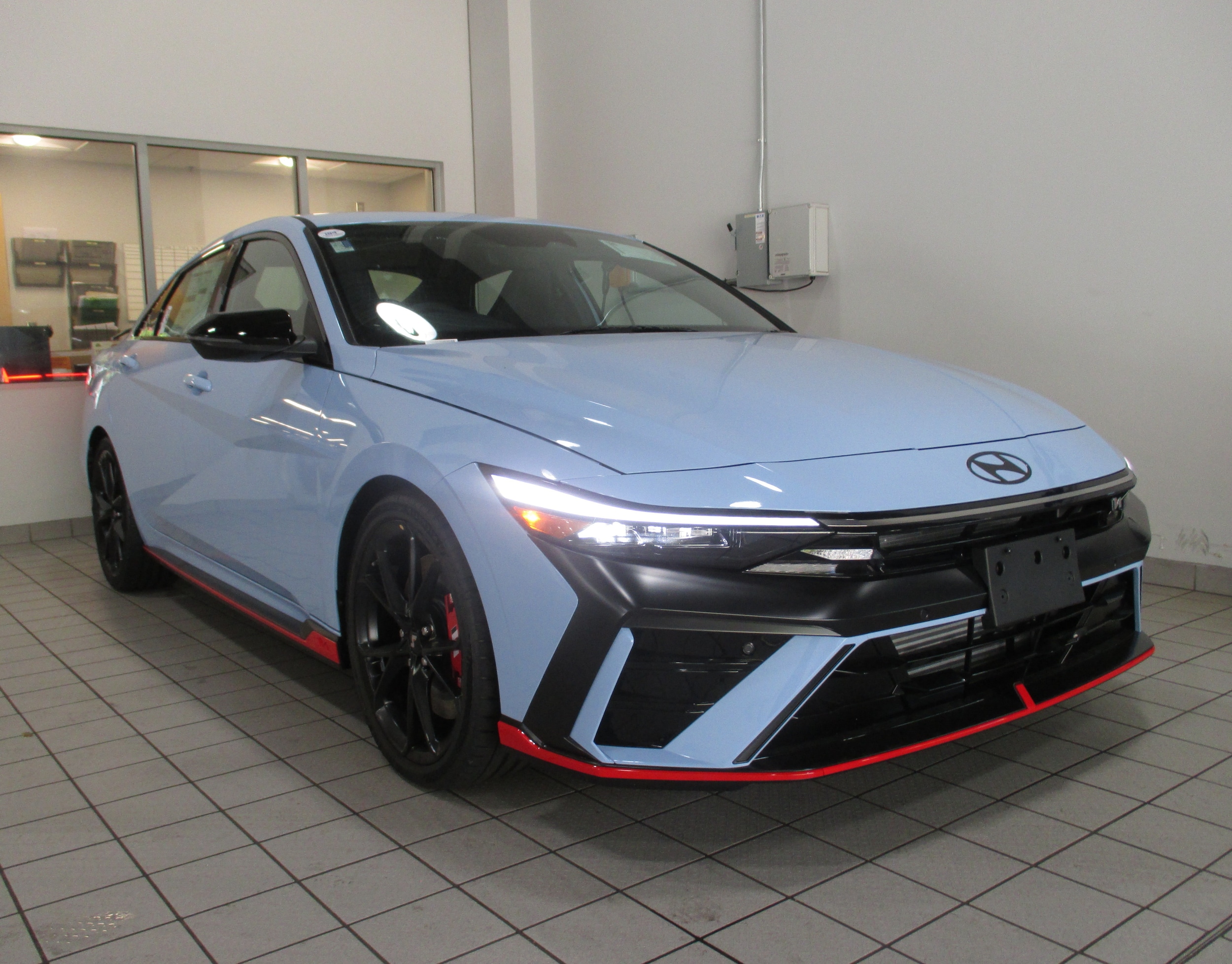 new 2025 Hyundai Elantra N car, priced at $36,280
