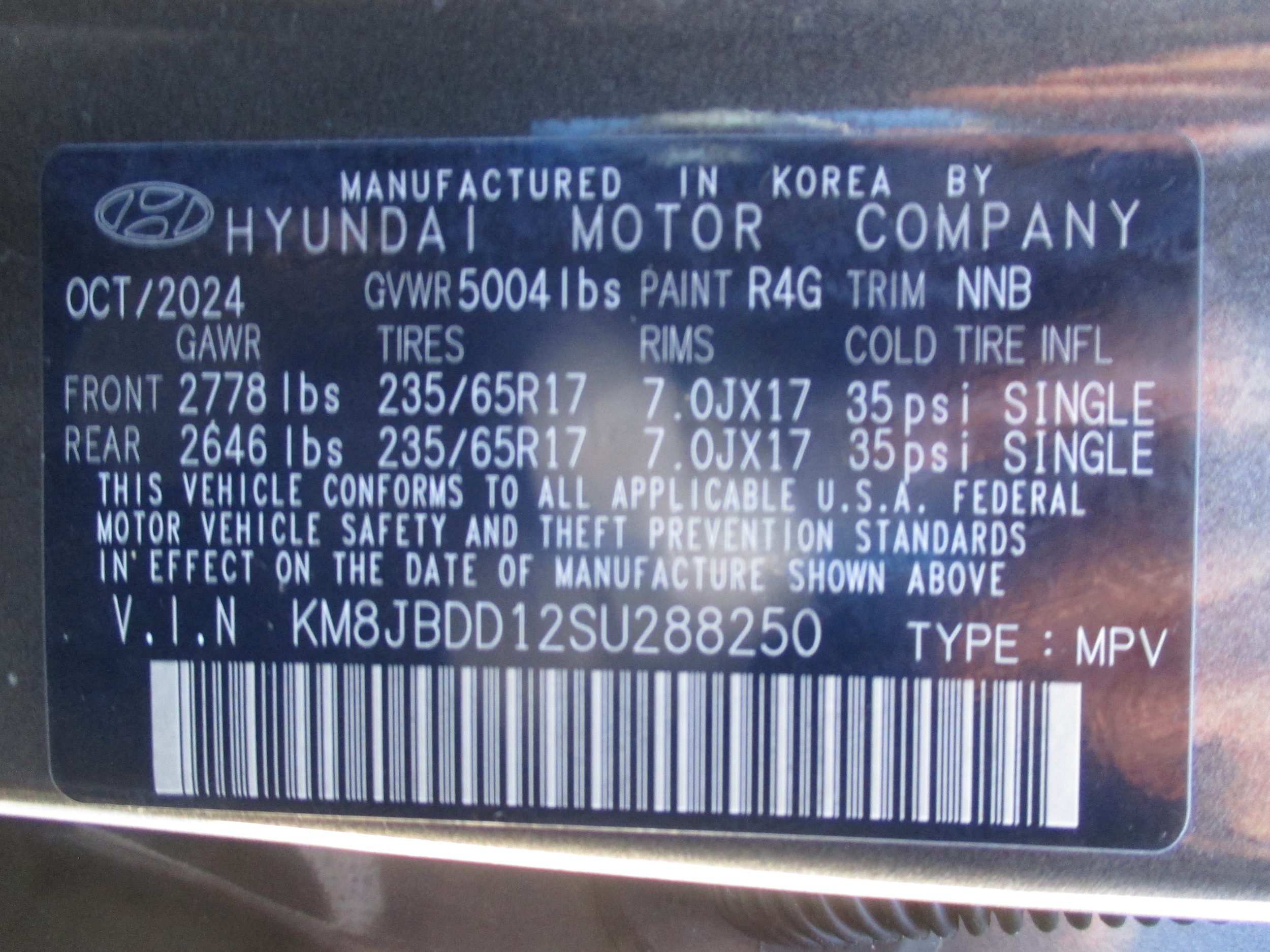 2025 Hyundai Tucson Blue - Photo 41