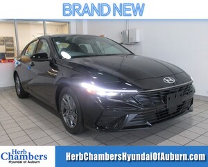 2024 Hyundai Elantra Hybrid Blue Sedan