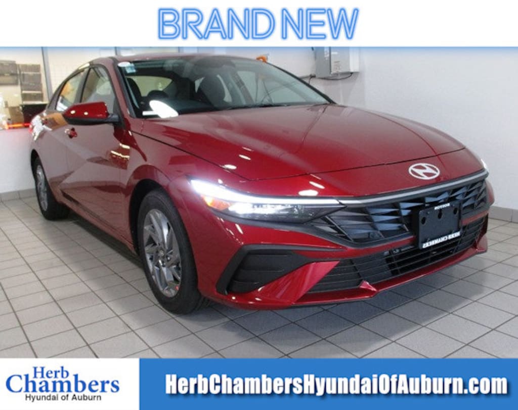 Used 2024 Hyundai Elantra Hybrid Blue Sedan