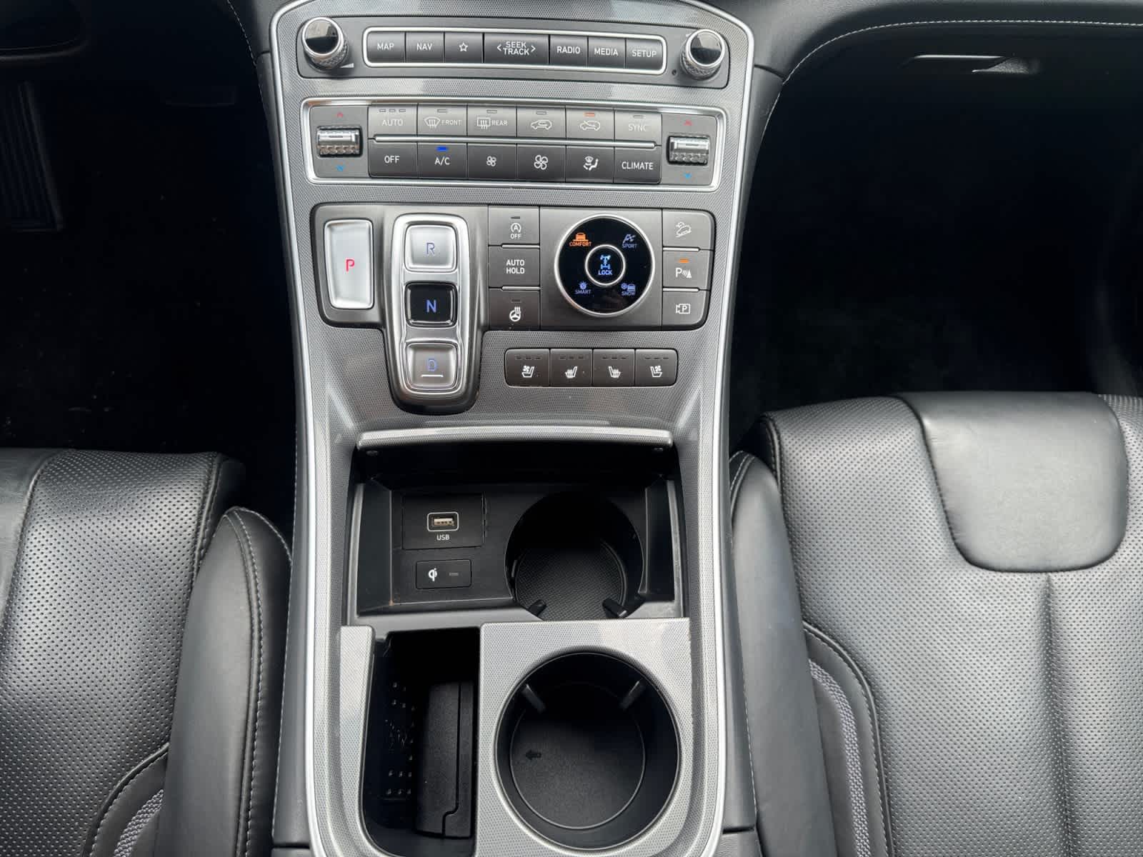 used 2021 Hyundai Santa Fe car, priced at $24,698