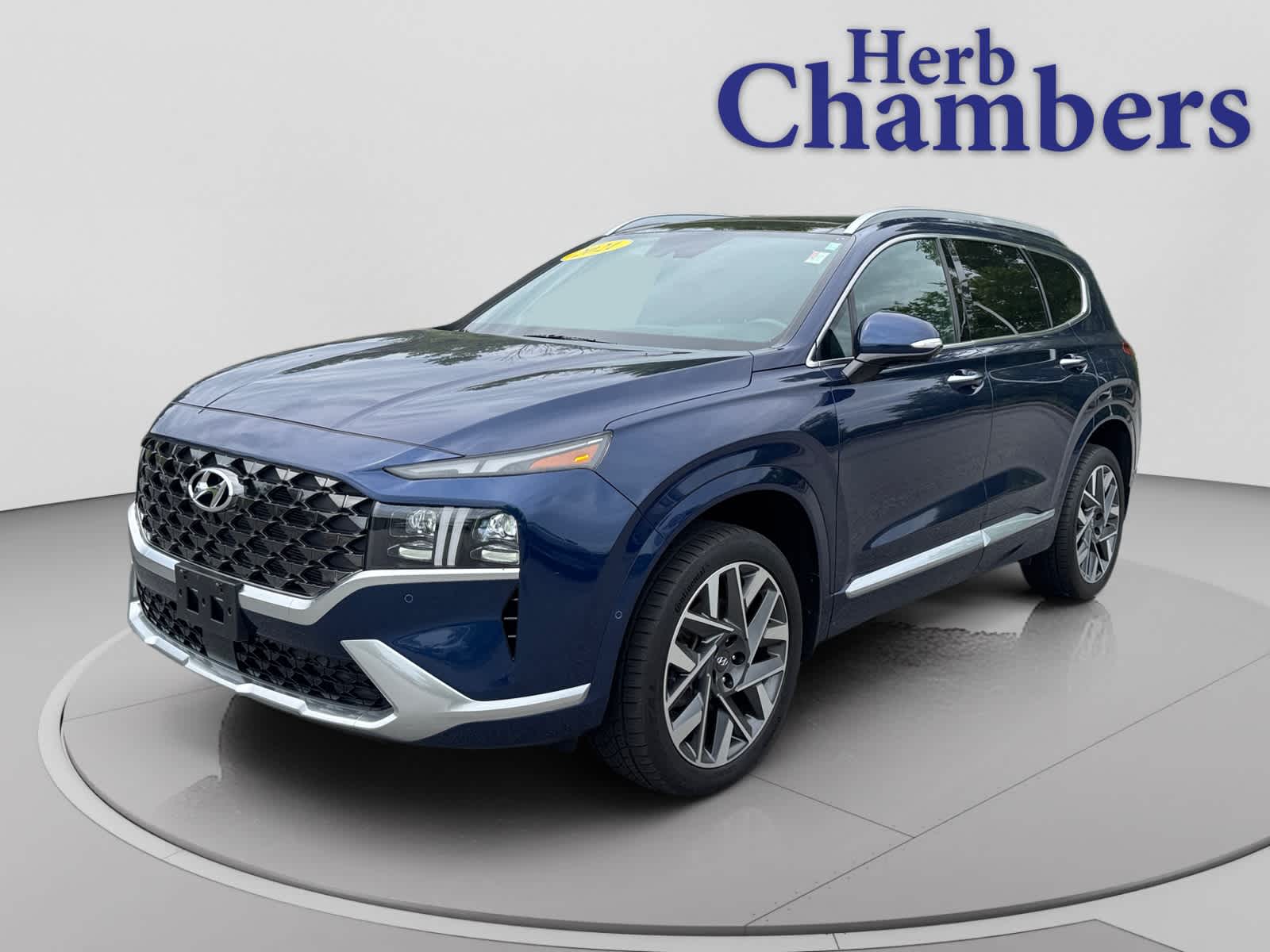 used 2021 Hyundai Santa Fe car, priced at $24,698