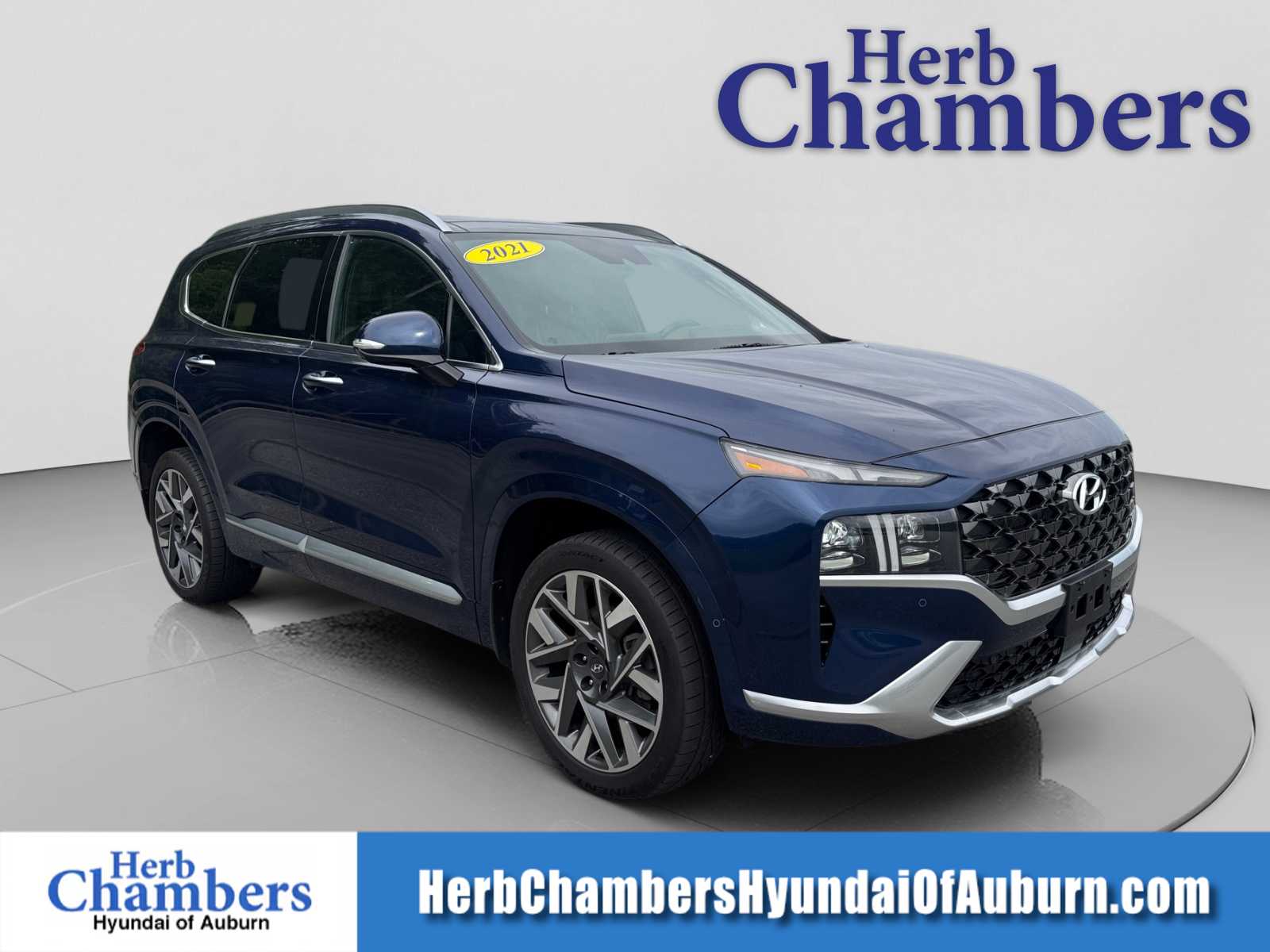 used 2021 Hyundai Santa Fe car, priced at $24,698