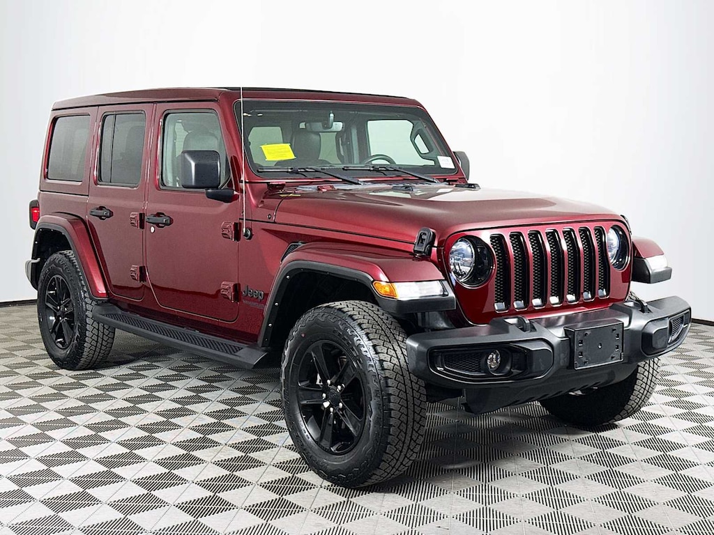 Used 2021 Jeep Wrangler Unlimited Sahara Altitude SUV