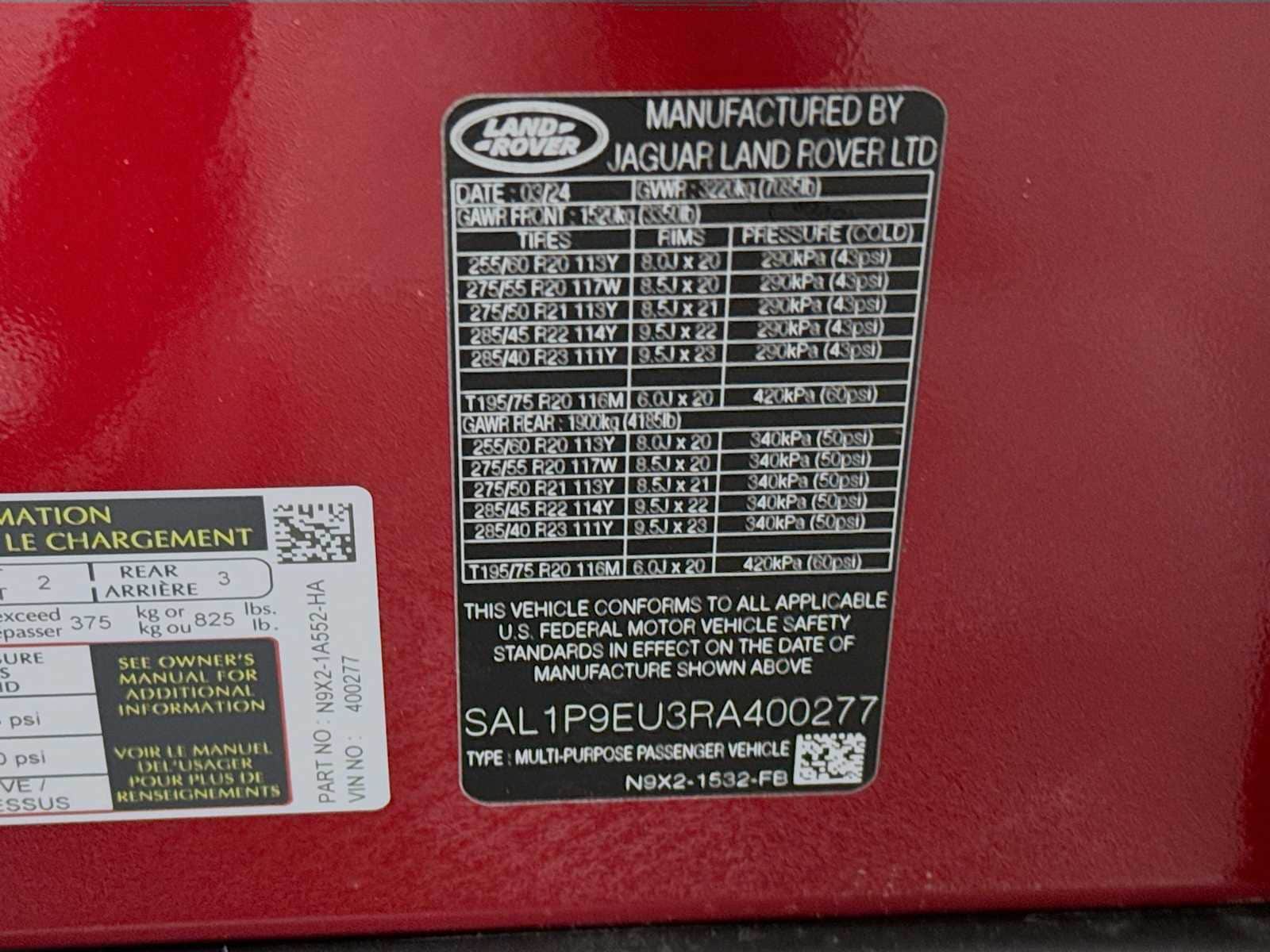 used 2024 Land Rover Range Rover Sport car, priced at $73,000