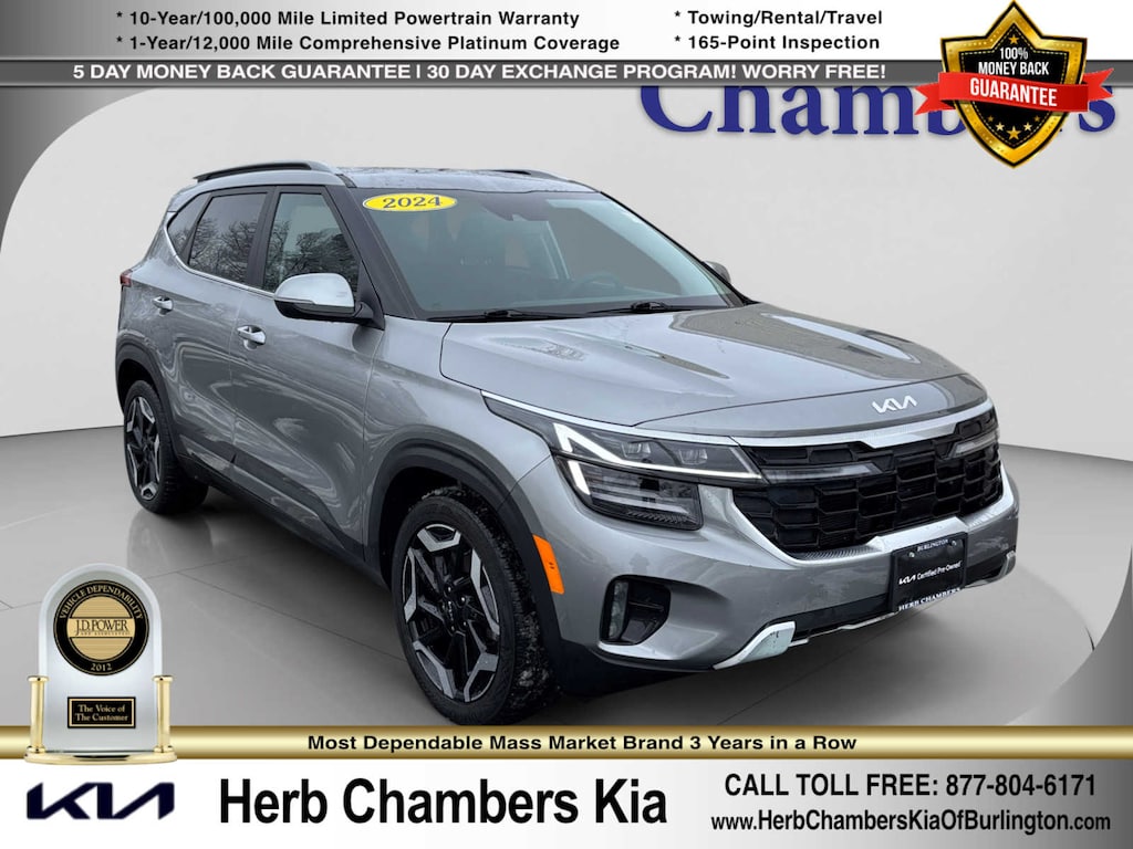 Certified 2024 Kia Seltos SX SUV