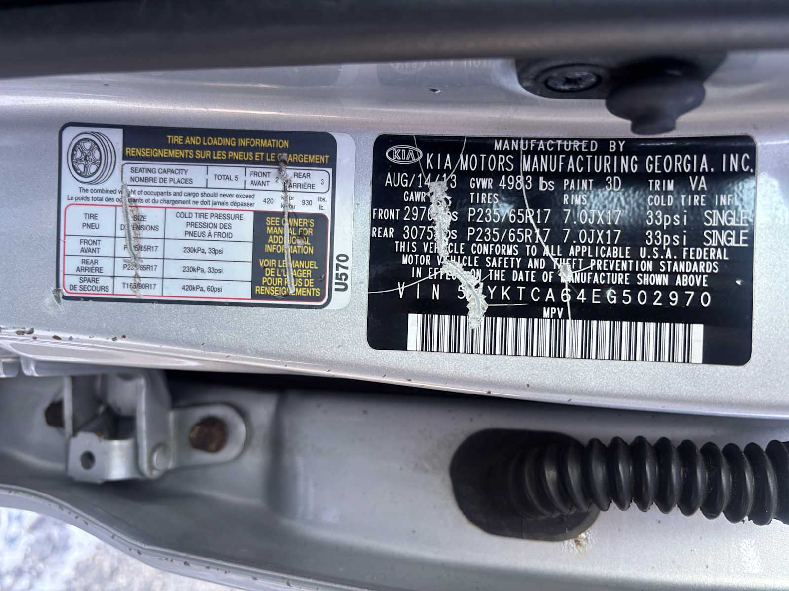 used 2014 Kia Sorento car, priced at $7,999