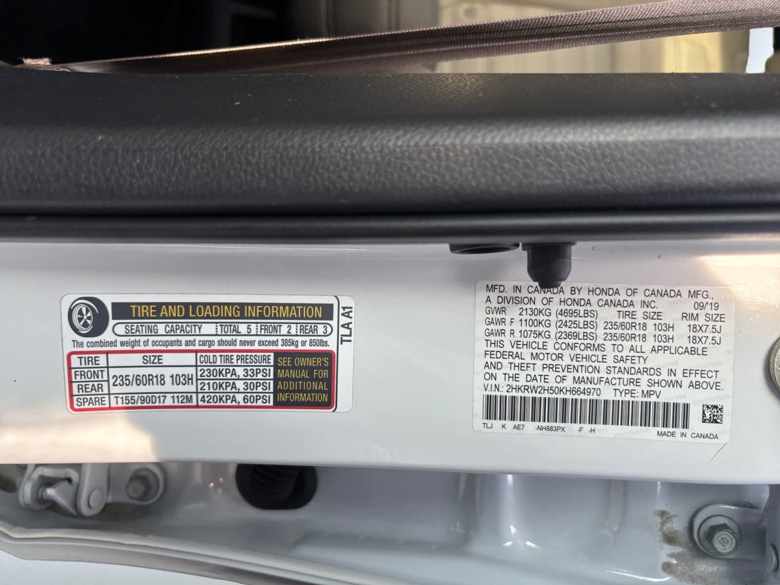 used 2019 Honda CR-V car, priced at $22,468