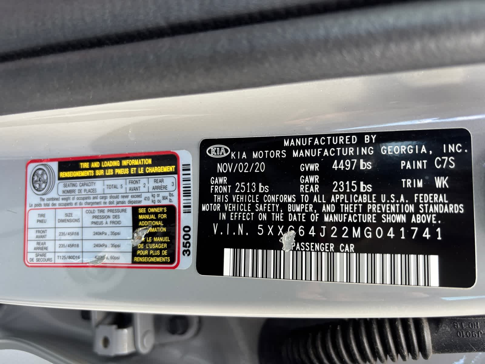 used 2021 Kia K5 car, priced at $22,431
