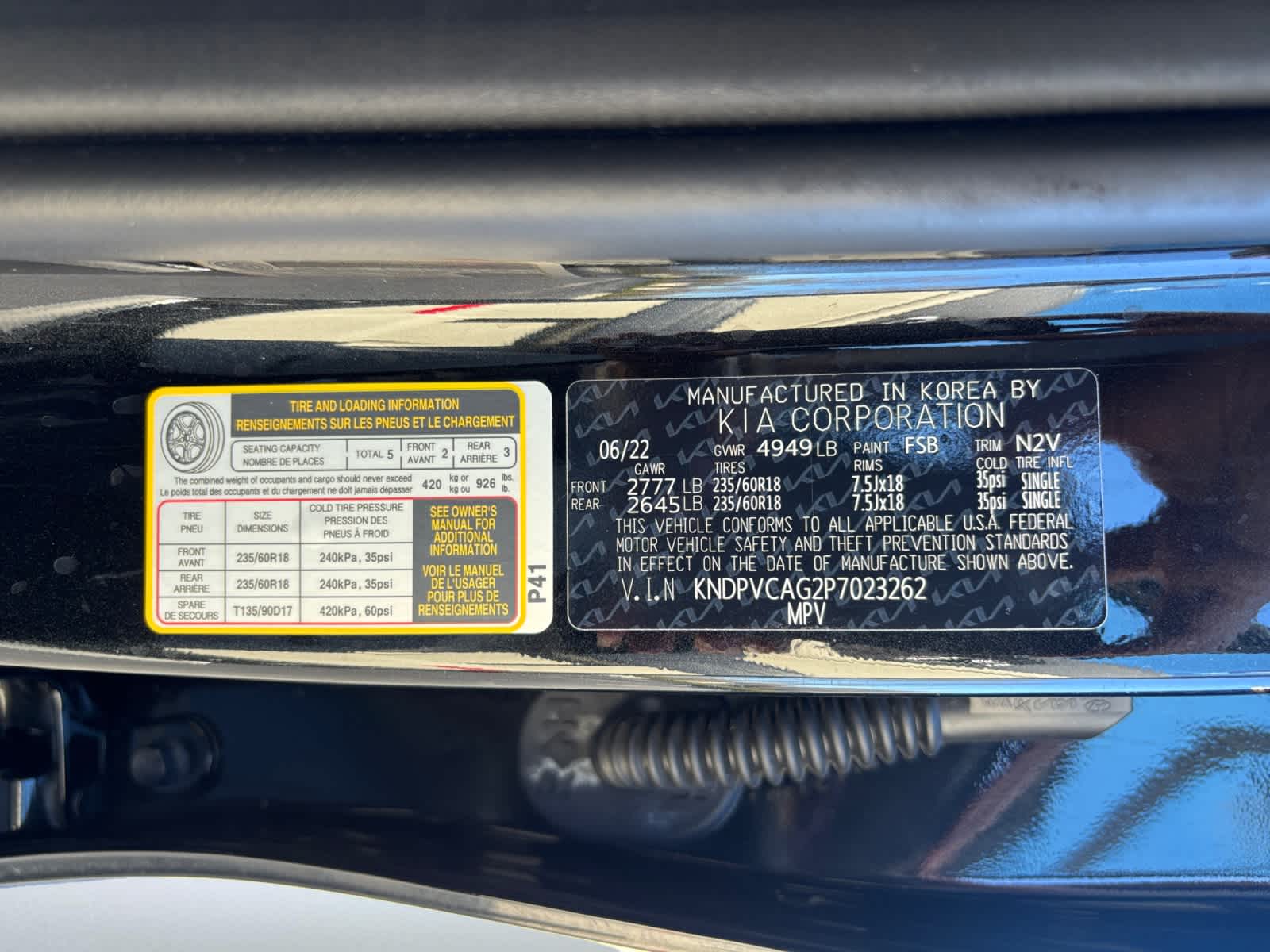 used 2023 Kia Sportage Hybrid car, priced at $23,999