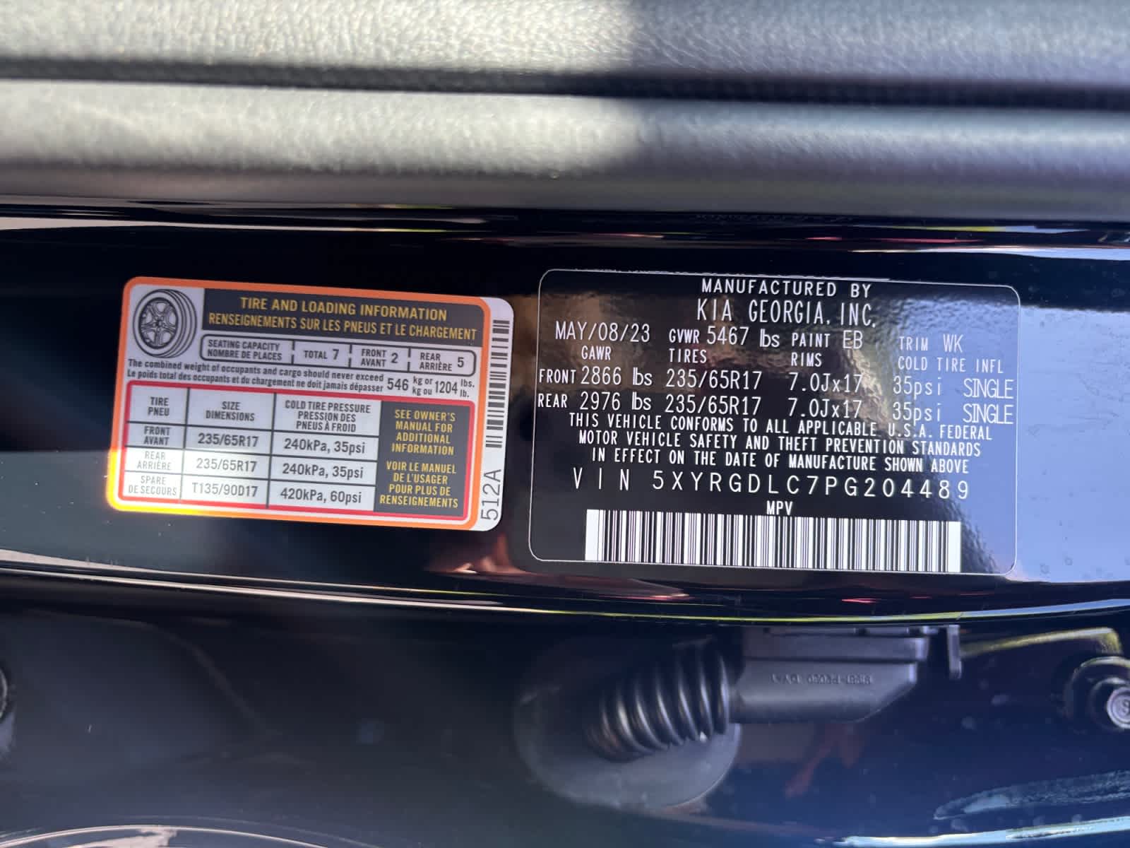 used 2023 Kia Sorento car, priced at $26,544