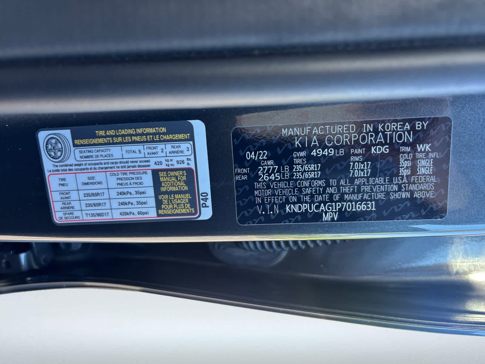 used 2023 Kia Sportage Hybrid car, priced at $24,998