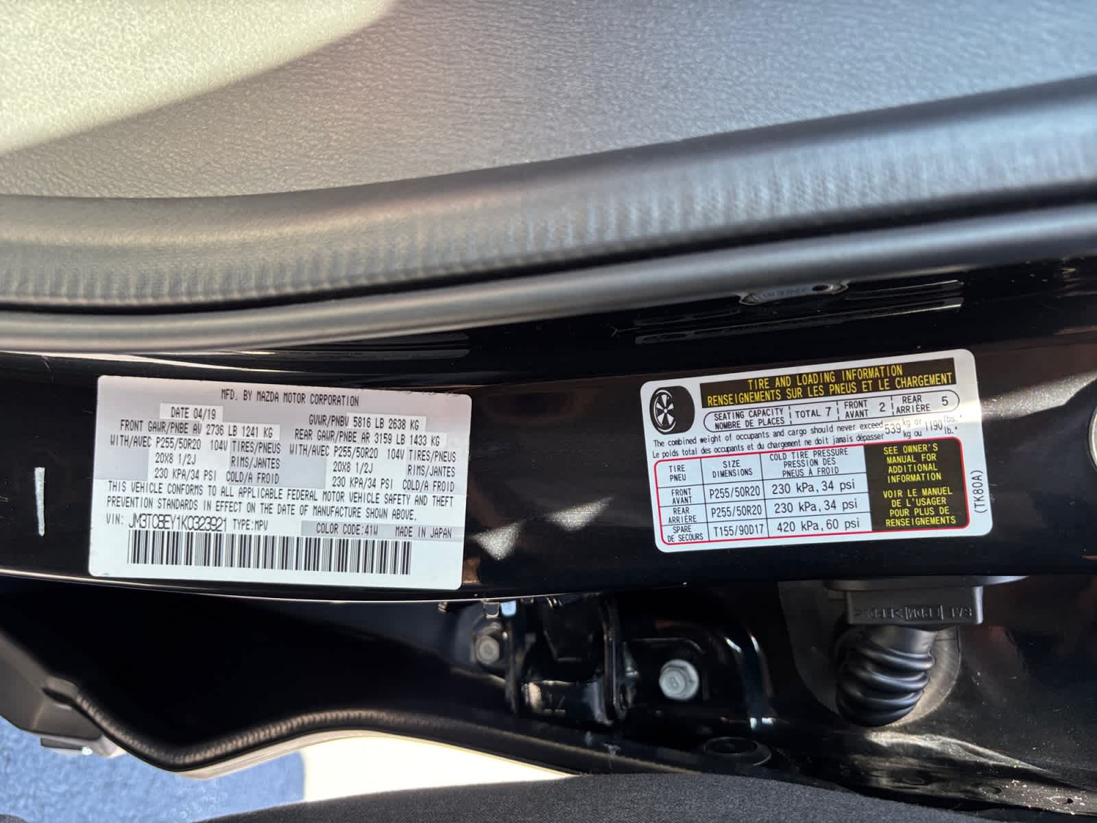 used 2019 Mazda Mazda CX-9 car, priced at $20,848