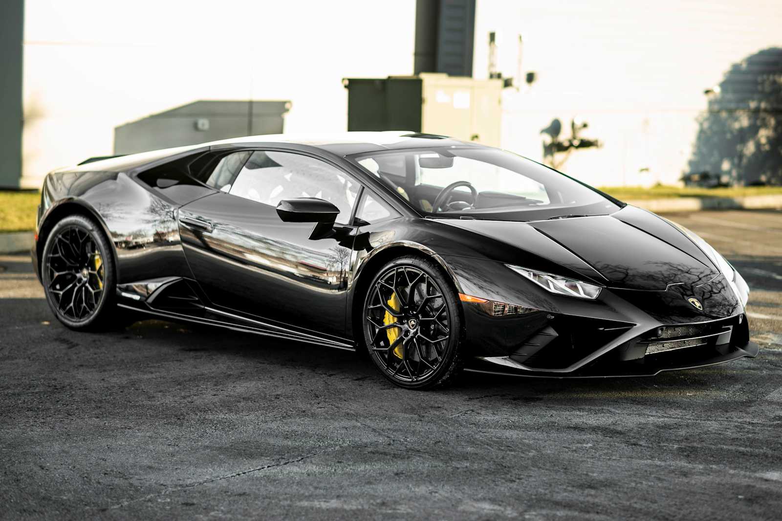 used 2021 Lamborghini Huracan EVO car, priced at $259,998
