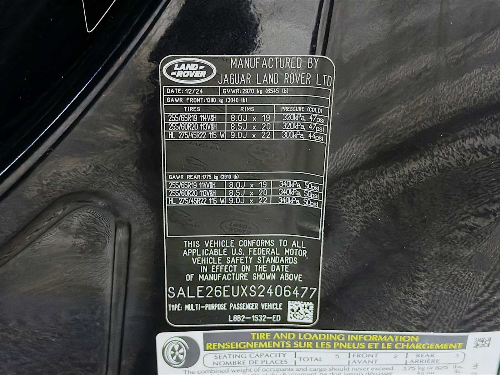 used 2025 Land Rover Defender 90 car, priced at $66,200