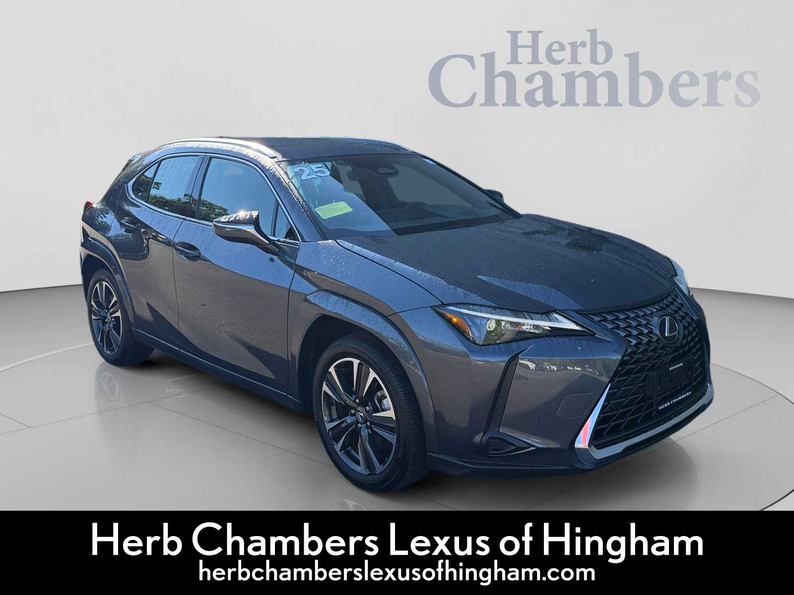 Cloudburst Gray 2025 Lexus UX Hybrid SUV / Crossover All-Wheel Drive Continuously Variable Transmission