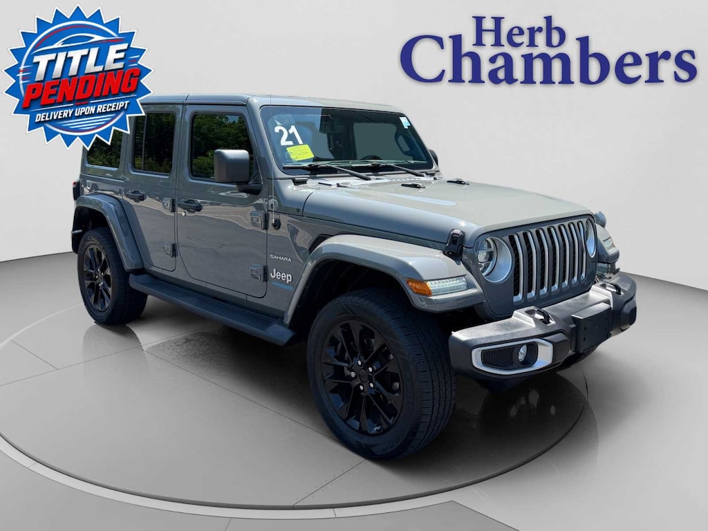 Used 2021 Jeep Wrangler 4xe Unlimited Sahara SUV