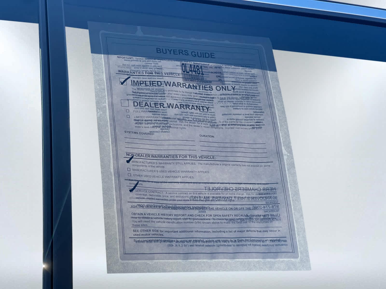 used 2025 GMC Acadia car, priced at $34,998