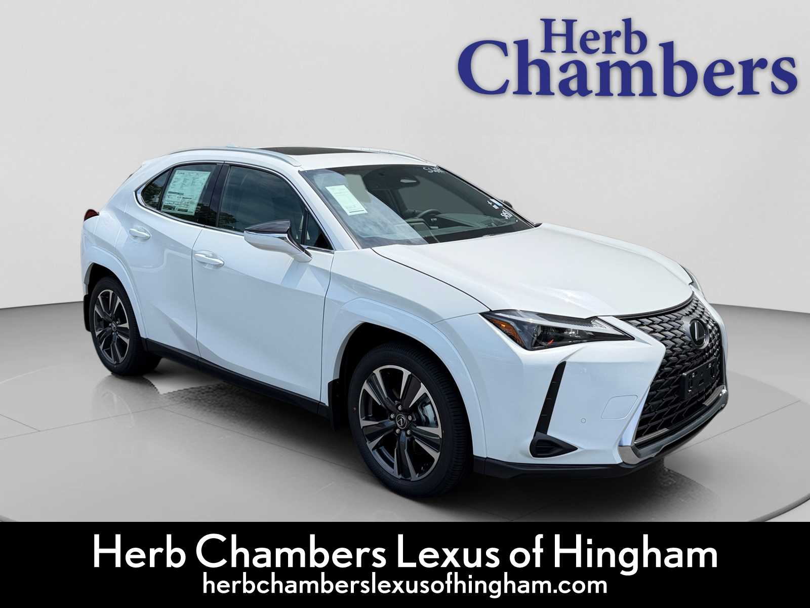 Ultra White 2026 Lexus UX Hybrid SUV / Crossover All-Wheel Drive Continuously Variable Transmission