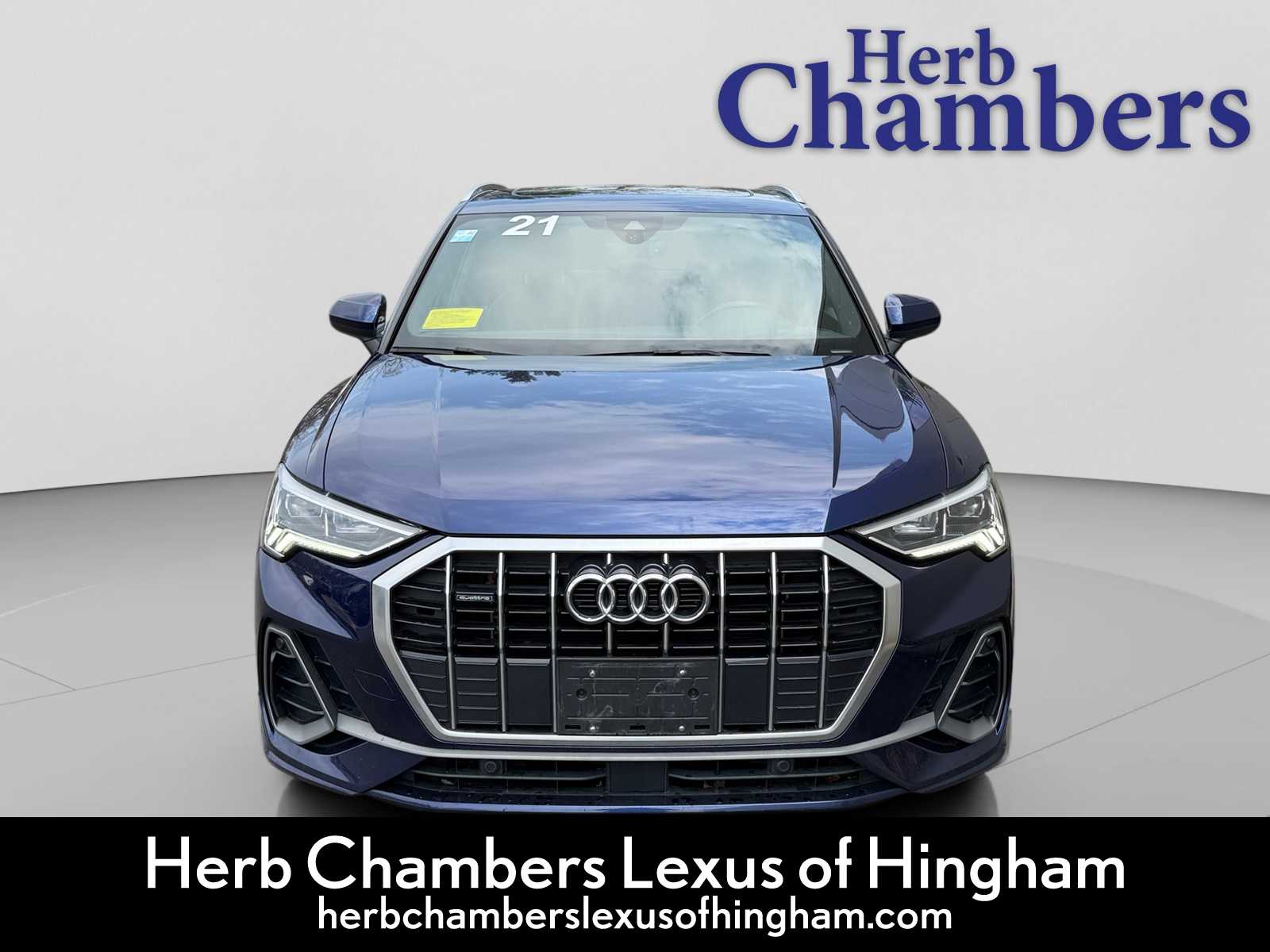 Navarra Blue Metallic 2021 Audi Q3 quattro Premium Plus S Line 45 TFSI SUV / Crossover All-Wheel Drive Automatic